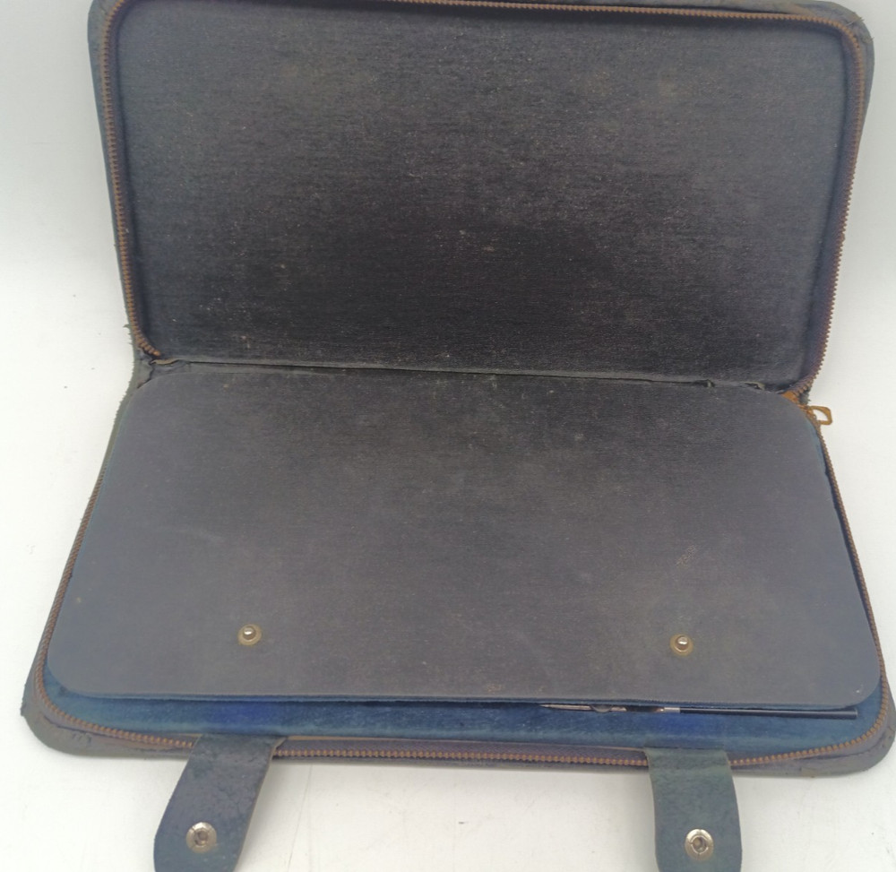Vintage Schneider Drafting Set Germany Not Complete - Comes with leather case