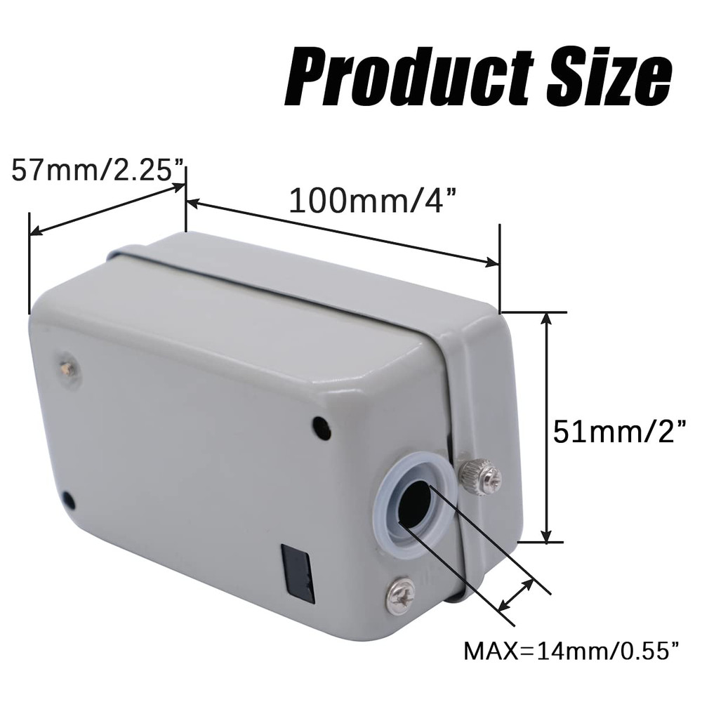 Mxuteuk AC 220V/380V Push Button Switch On/Off Start Stop Switch 3 Phase Self Lo