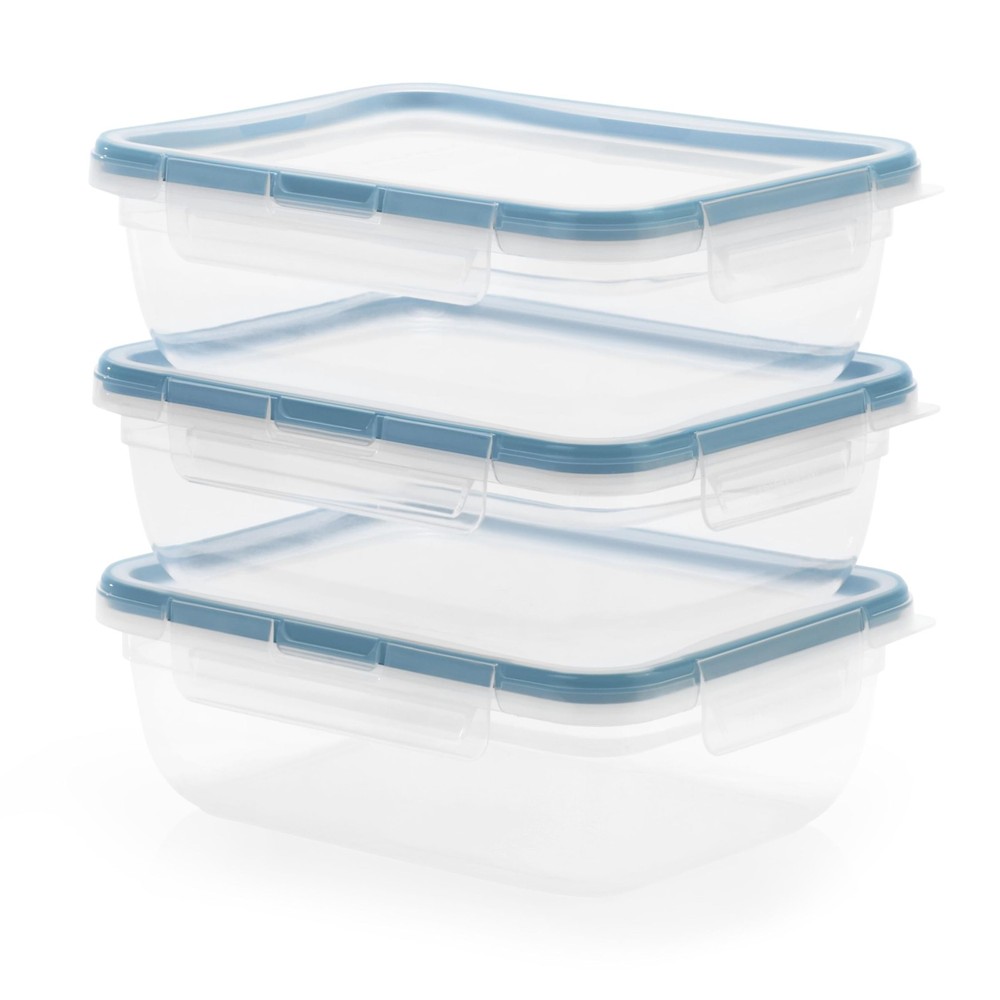 Best Snapware Plastic Total Solution 3-Pack 8.5-Cup Food Storage Containers Set