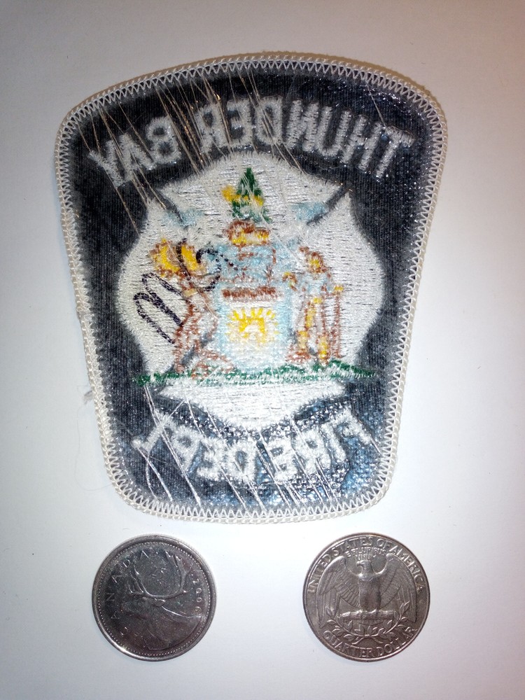 Thunder Bay Fire Department Patch Badge Crest