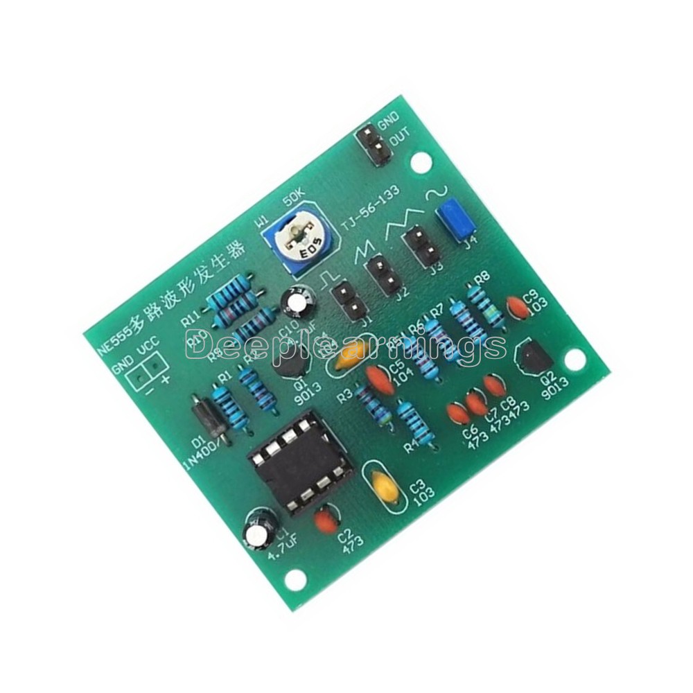 DIY Kits Multi-Channel NE555 Waveform Generator Module Sine Triangle Square Wave