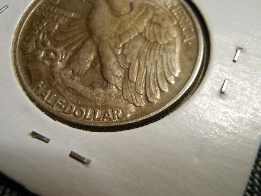 EXTREMELY RARE 1944-P *Missing Des. Initials* Walking Liberty Half Dollar Silver