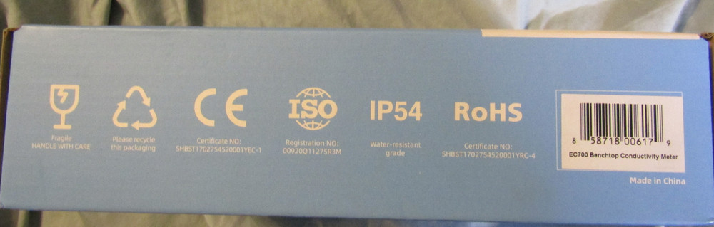 Apera Instruments EC700 Benchtop Lab pH Conductivity/Temperature Meter