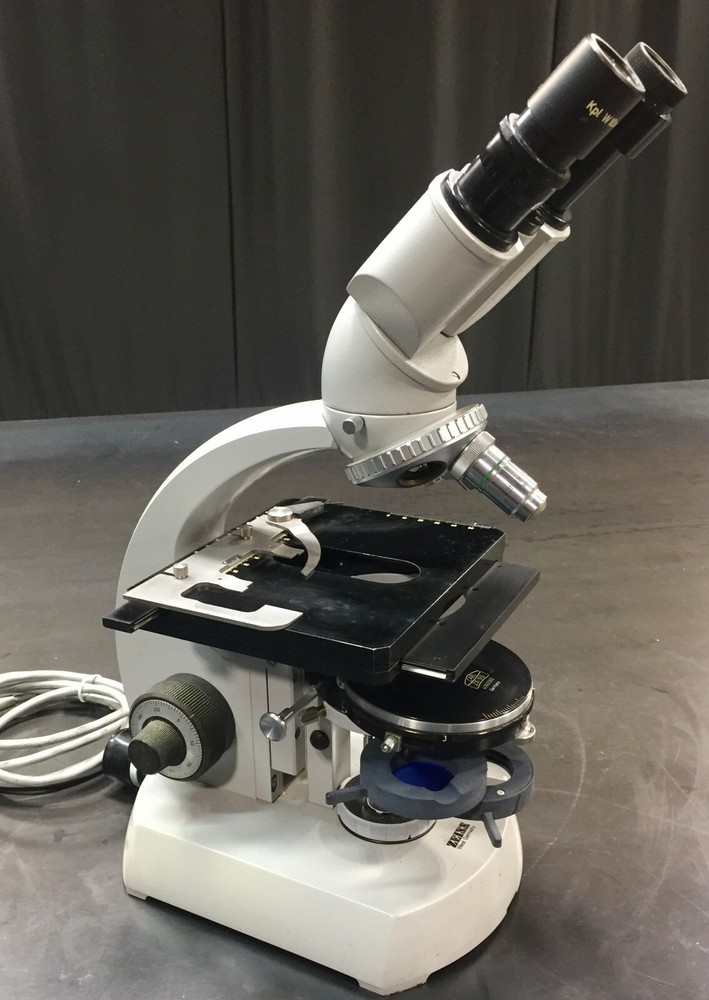 Carl Zeiss Microscope w/ 2 Objectives