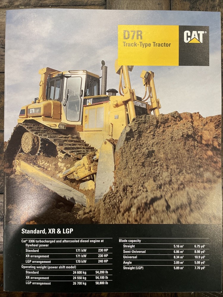 Caterpillar D7R Brochure ‘96