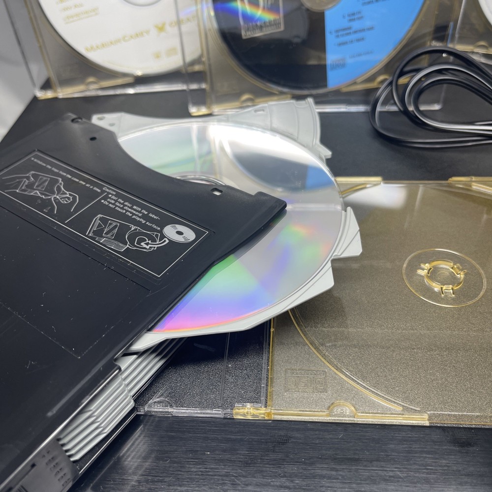 TESTED TEAC PD-800M CD Multi Player 6 Disc 3 Beam Laserdiode + Magazine BUNDLE