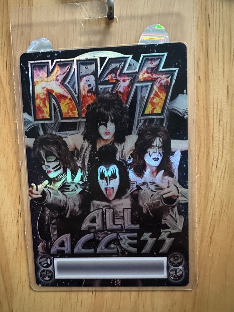 Kiss All Access Authentic Pass The Monster Tour