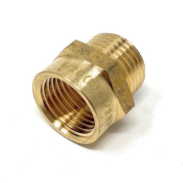 G Thread (British BSPP) Male to NPT Female Adapter - Lead Free (1/2" x 1/2")