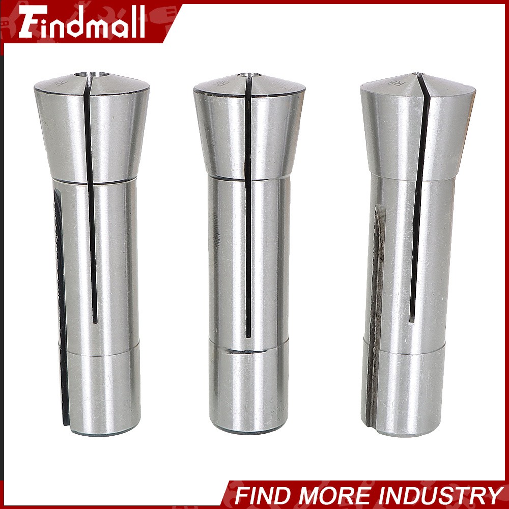 7Pcs Fractional R8 Collet Set 1/8" to 7/8" High Precision For Bridgeport