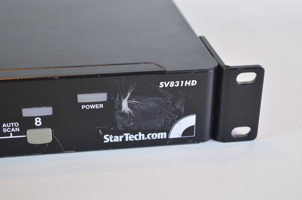 StarTech Starview SV831HD 8-Port External KVM Switch PS/2 - Pro Rack Mountable