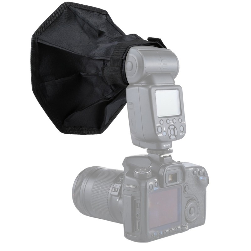 20cm Foldable Flash Reflector Octagon Softbox for Camera Lighting Modifier