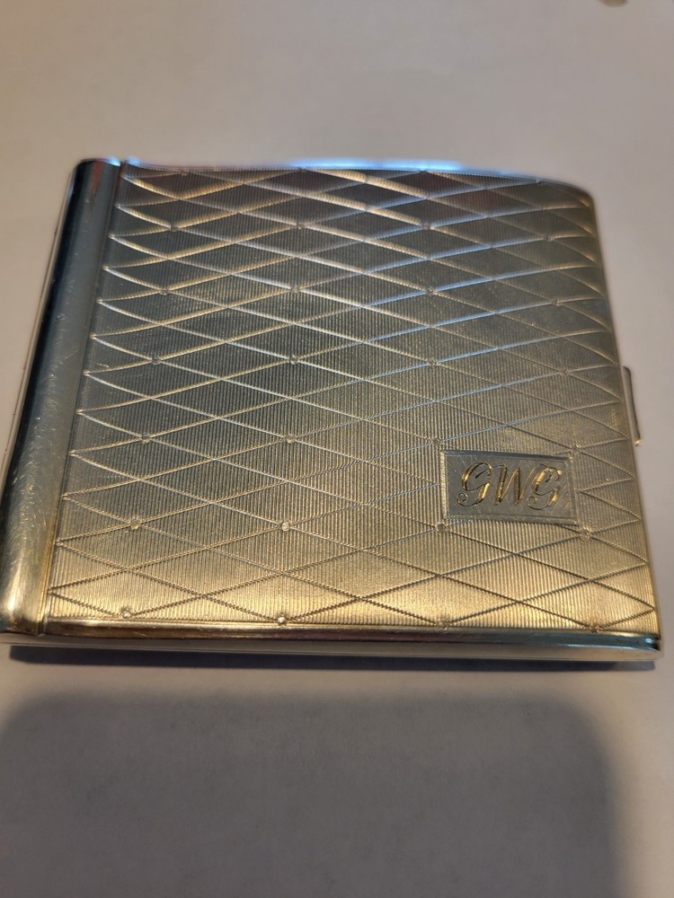 Vintage ALPACCA Silver Cigarette Case