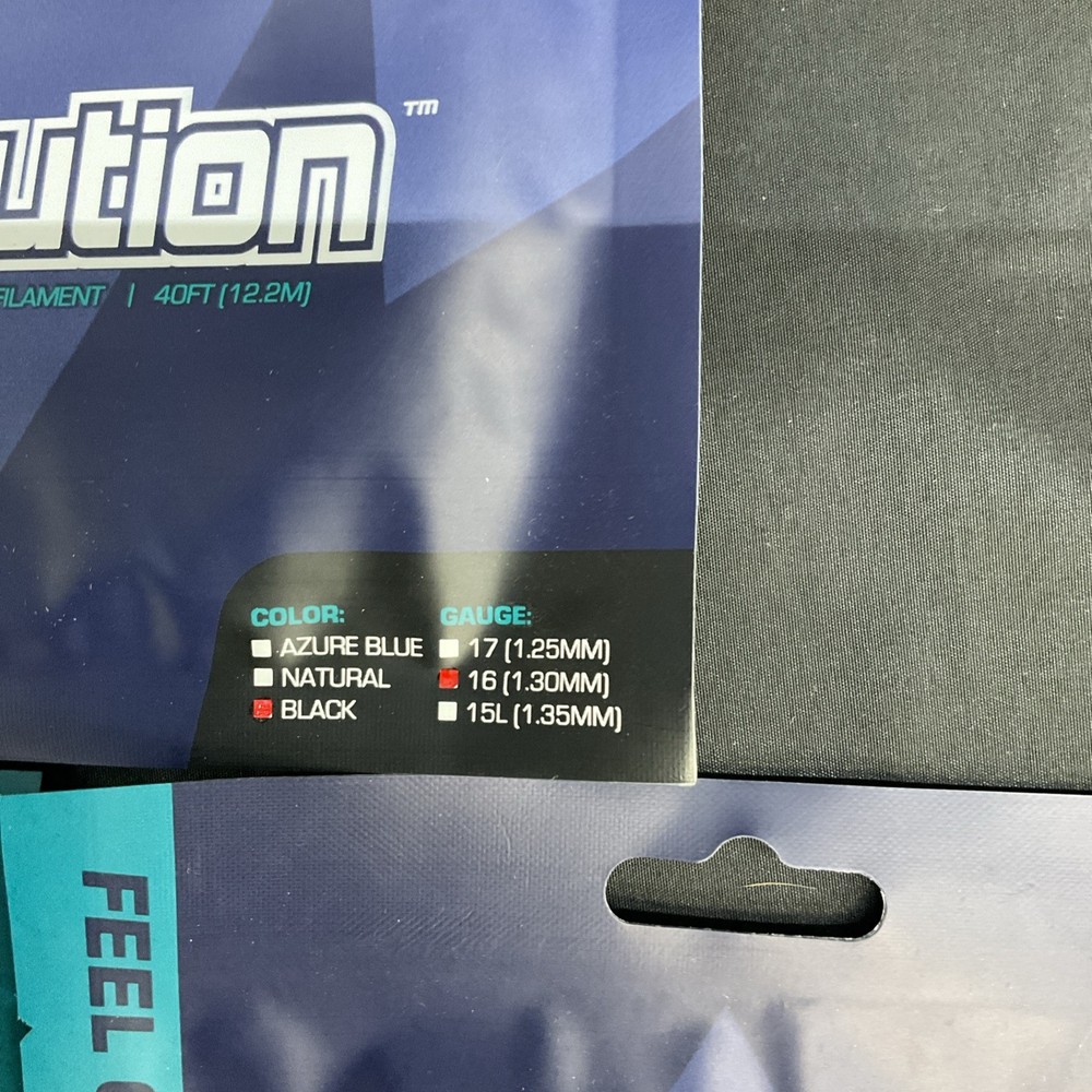 Diadem Evolution Black 16g Tennis String