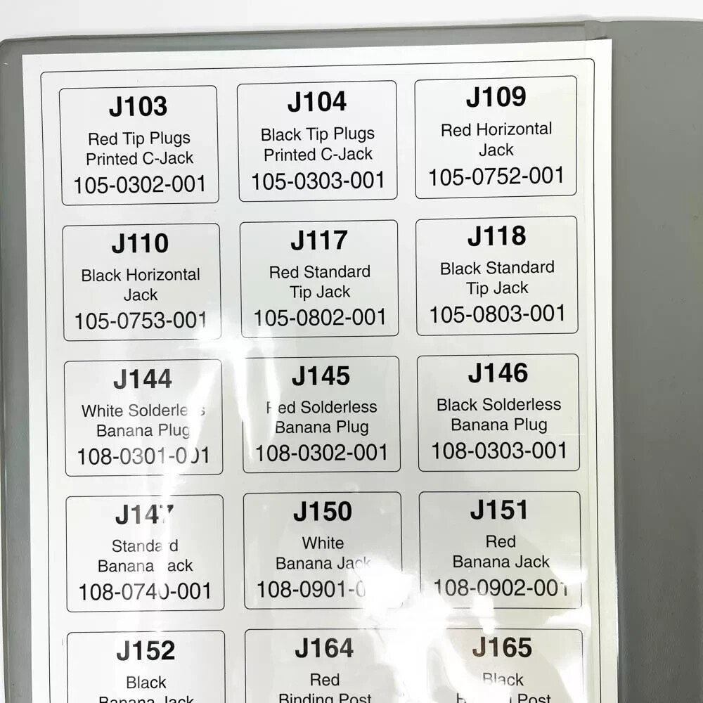 Digi Key J100-KIT-ND Plug, Jack Kit - Jacks, Plugs, Banana Jacks Binding Posts