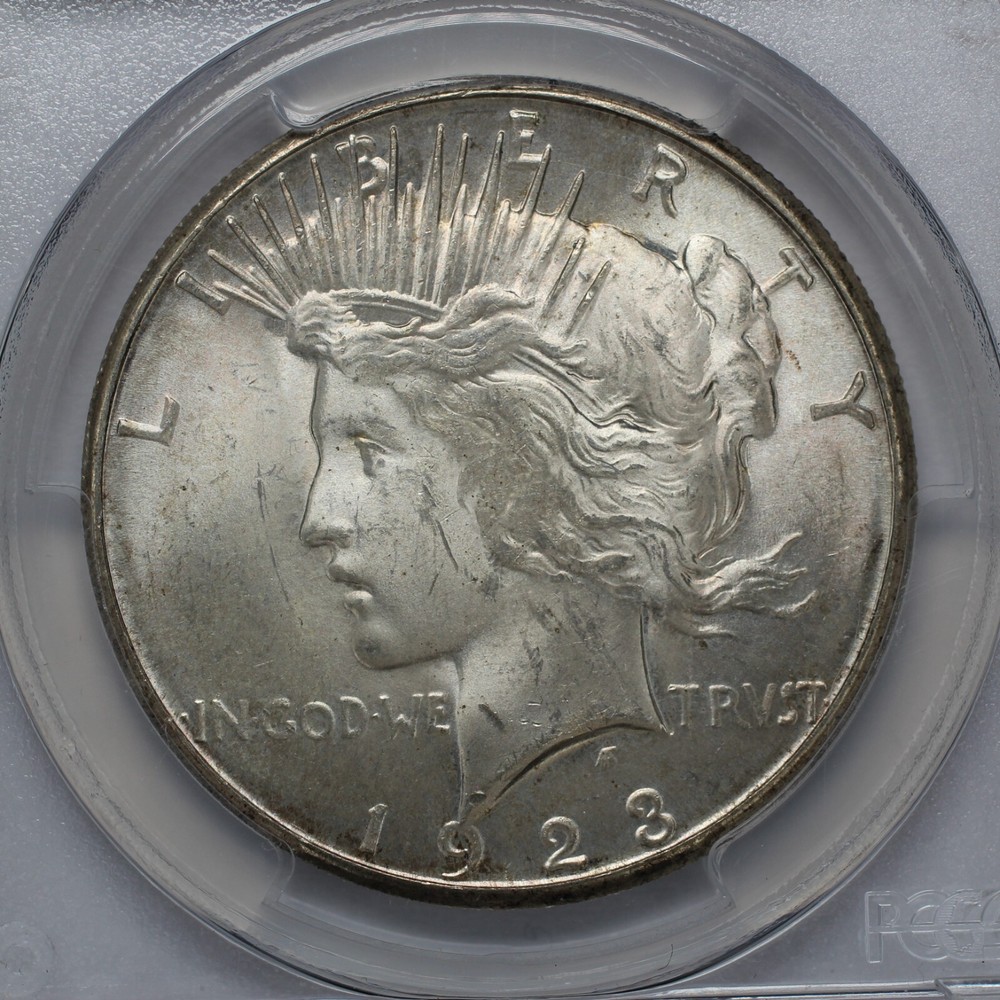 1923 S Peace Silver Dollar PCGS MS64