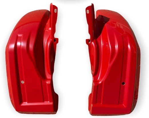 Honda ATC200es 82-84 Heavy Duty Plastic Rear Fenders - RED