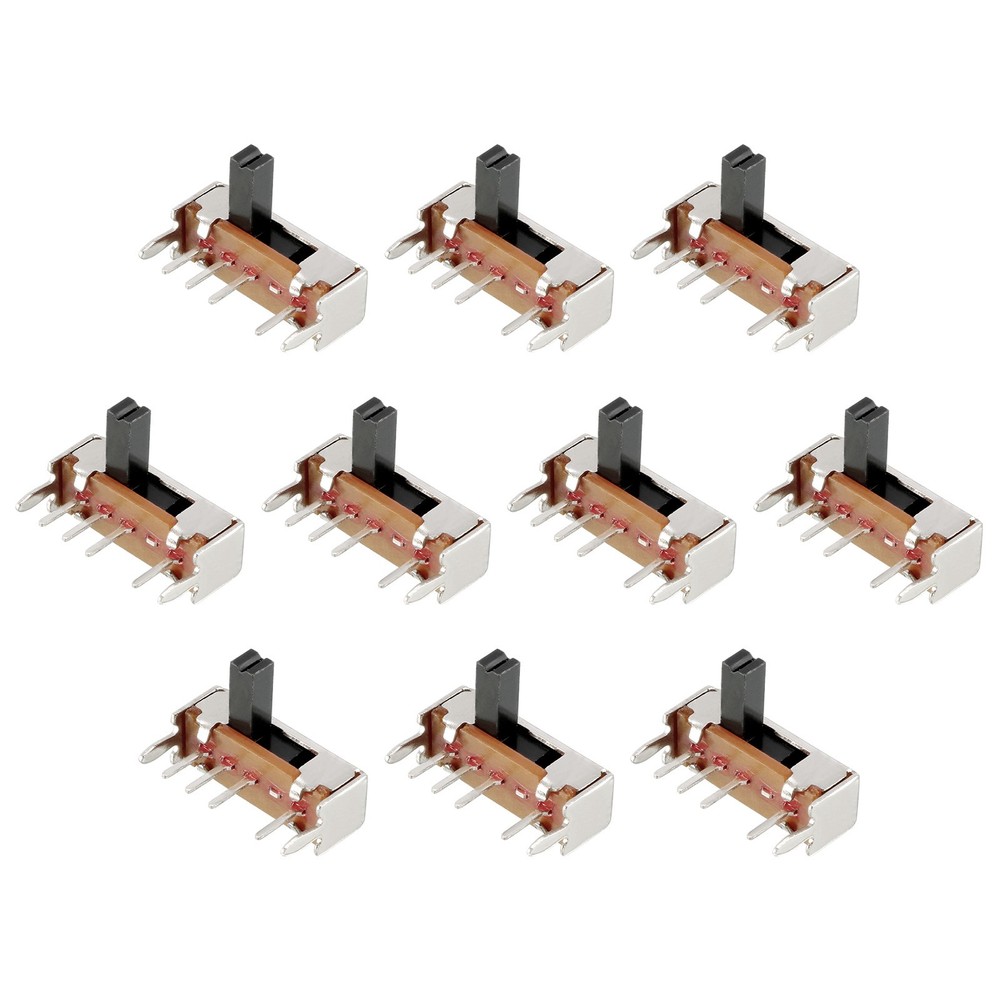 Toggle Switch Latching Slide Control 3 Pin 1P2T 4mm/30 Pcs