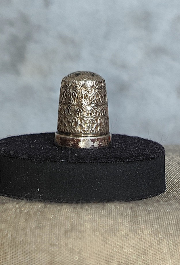 Vintage Sterling Silver Thimble