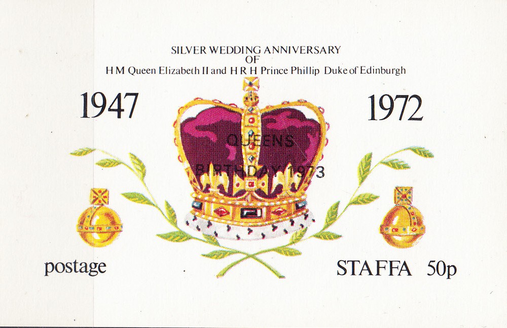 W STAFFA 010A QUEEN'S BIRTHDAY ON ROYAL SILVER WEDDING
