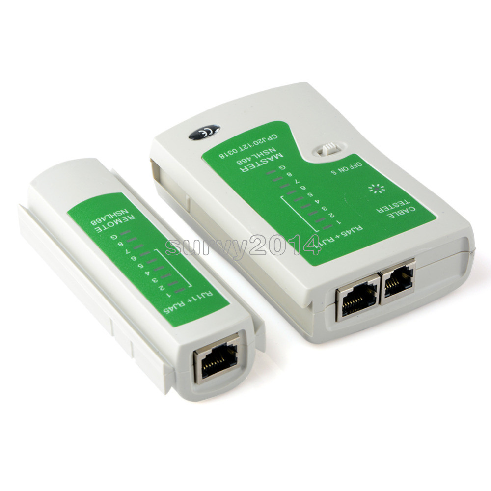 RJ45 RJ11 Cat5e Cat6 Network Lan Cable Tester Test Tool New