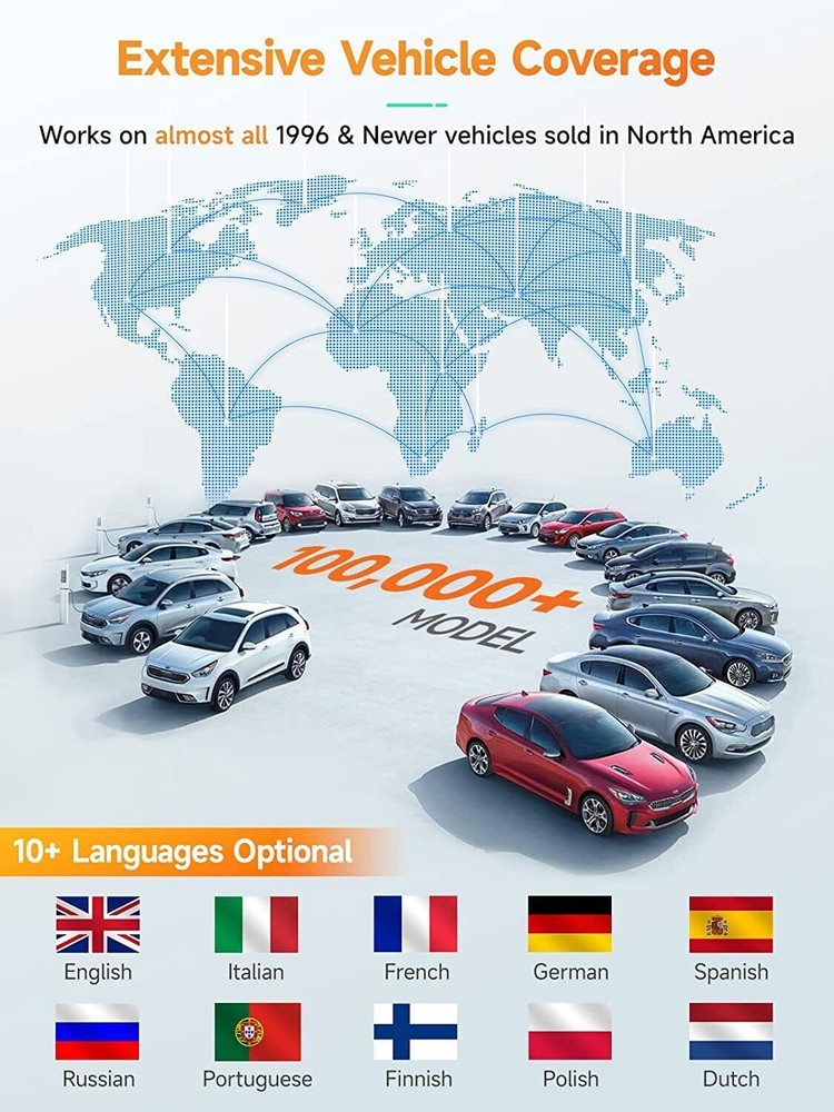 ANCEL AD410 Code Reader Automotive OBD2 Scanner Auto Check Engine Car Diagnostic