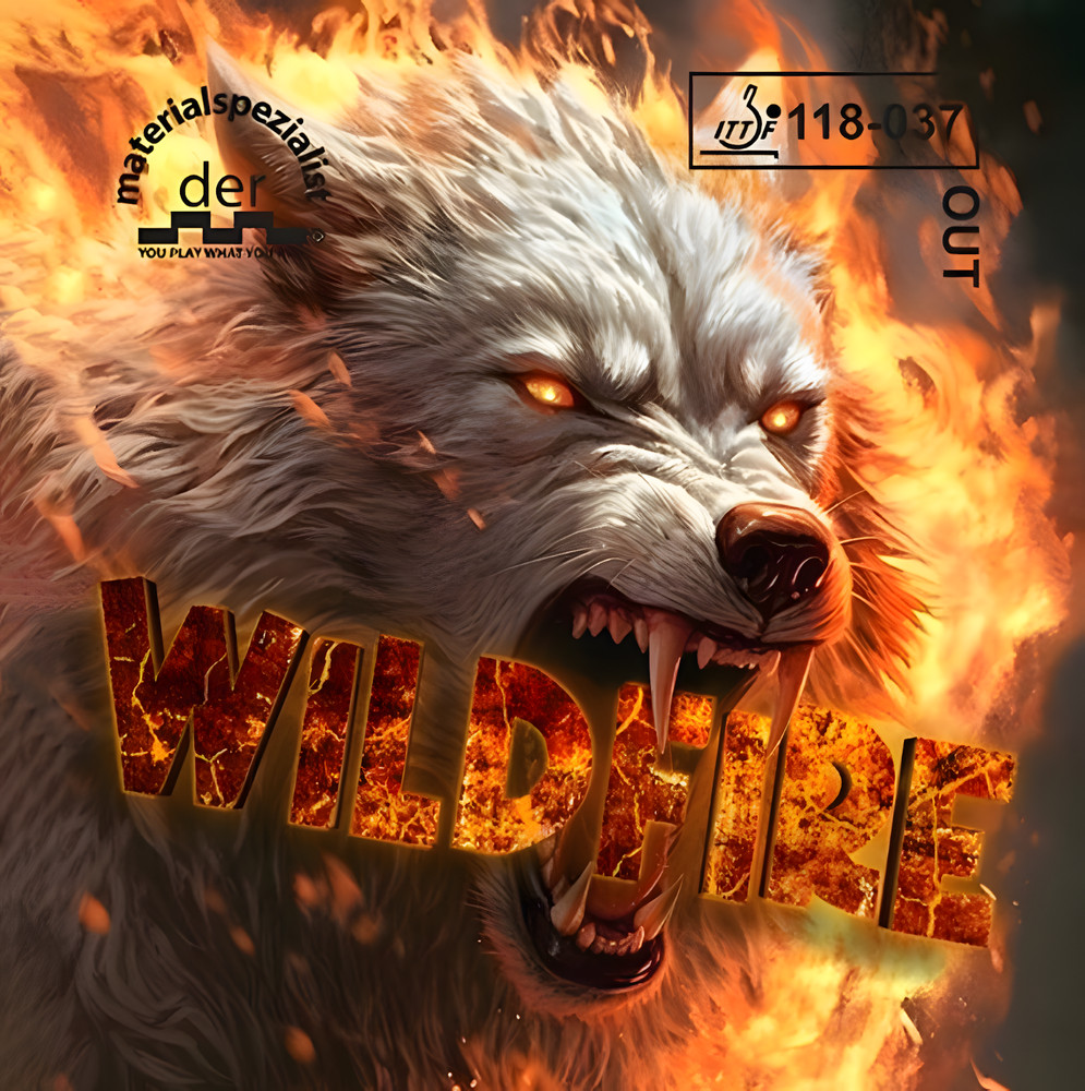 Der-material spezialist Half long pips Wildfire popular