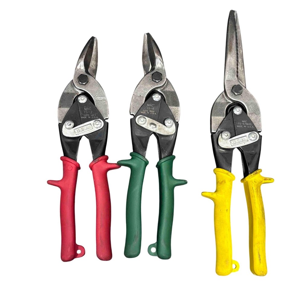 MAC Tools TS-2 - TS-1 - TS-6716AS Aviation Tin Snips Set