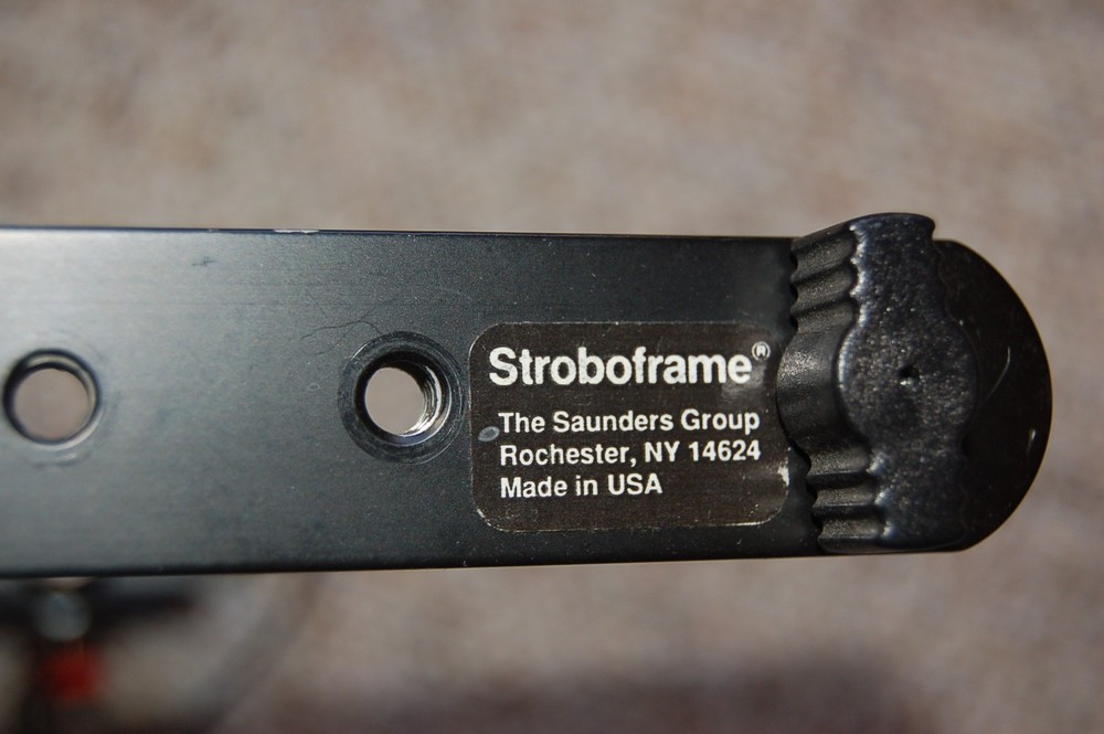 Stroboframe Quick Flip 350 Bracket for 35mm Cameras with hotshoe flash - wired