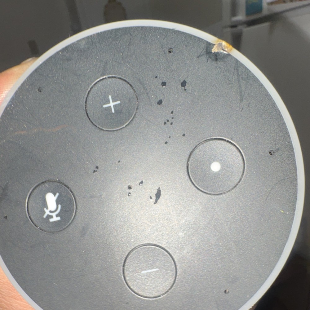 Amazon Echo (2nd Generation) Gray Fabric Smart Speaker Alexa Wi-Fi Bluetooth