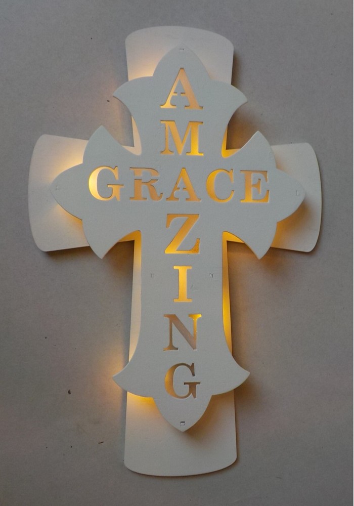 AMAZING GRACE LIGHT Up CROSS