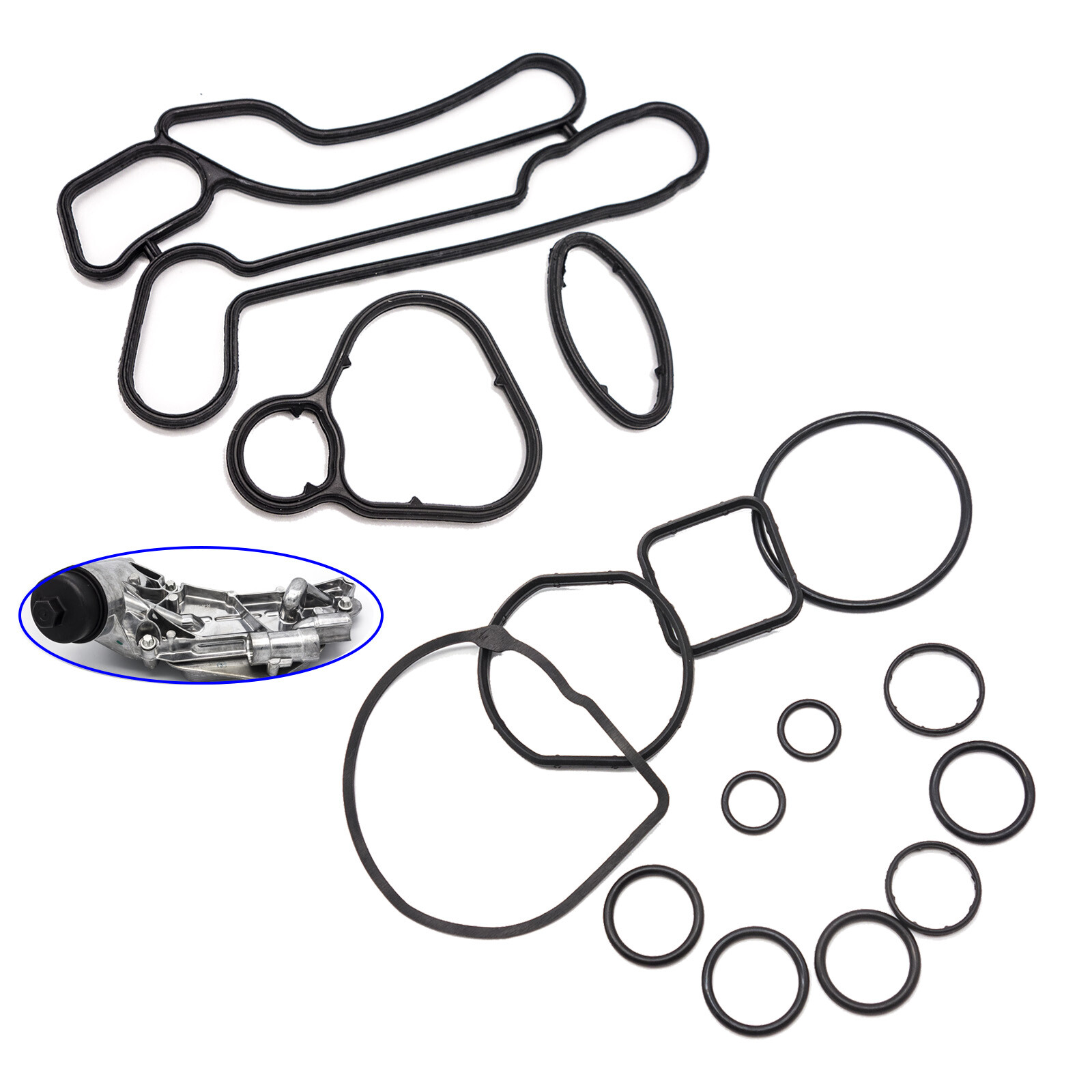 Engine Oil Cooler Gasket Seals For Chevrolet Cruze Aveo Sonic 1.8L