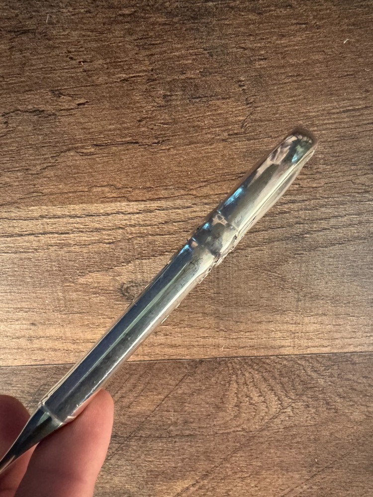 Community White Orchid Knife Silverplated