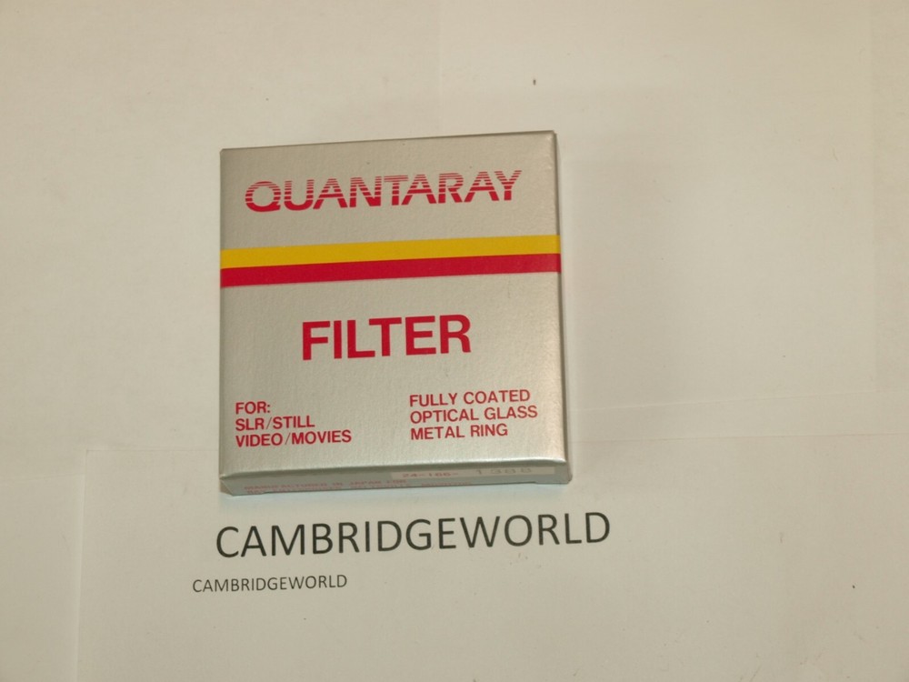 QUANTARAY 58mm SKY 1A SKYLIGHT  SCREW in OPTICAL GLASS FILTER