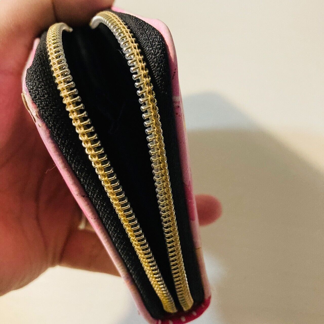 Disney Little Mermaid Purse Long Wallet Ariel Coin Case Princess Pink Prize Rare