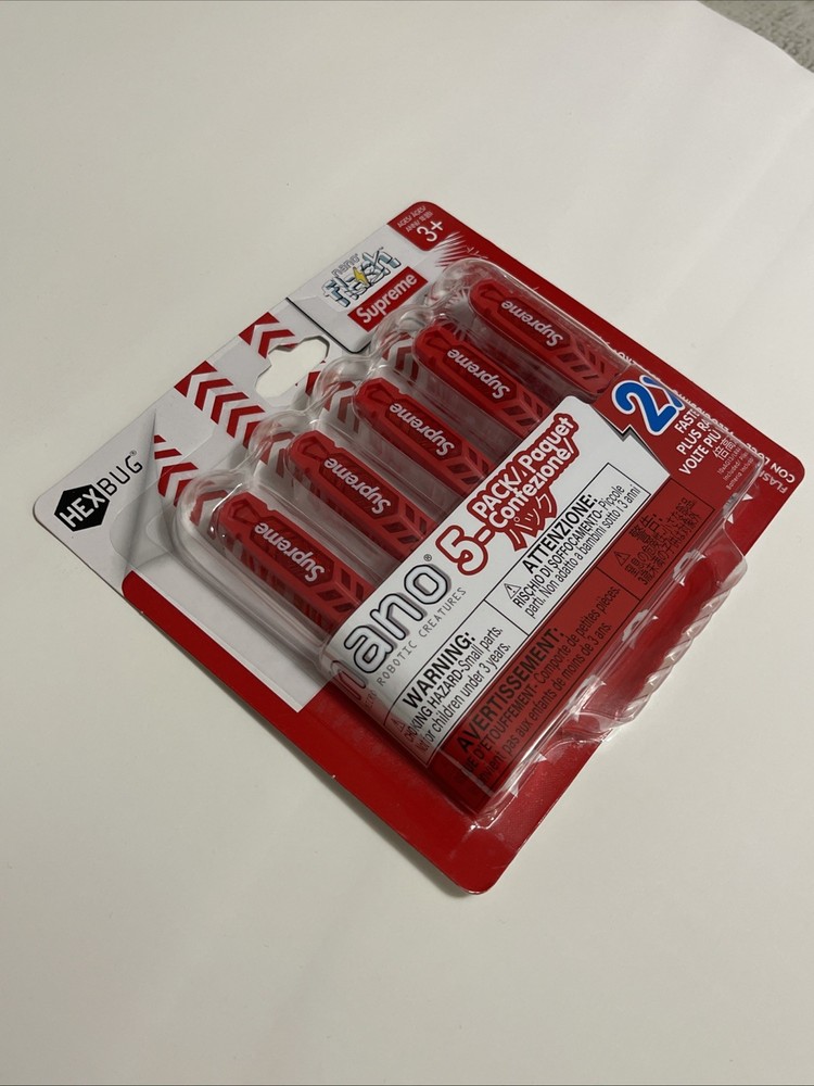 Supreme Hexbug Nano Flash 5 Pack- Red Limited Edition