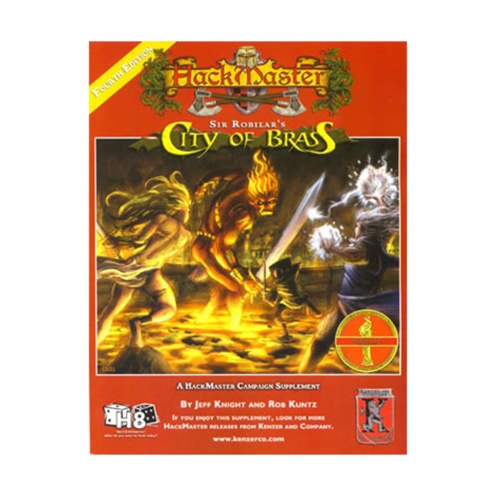 Kenzer HackMaster 4th Ed City of Brass EX