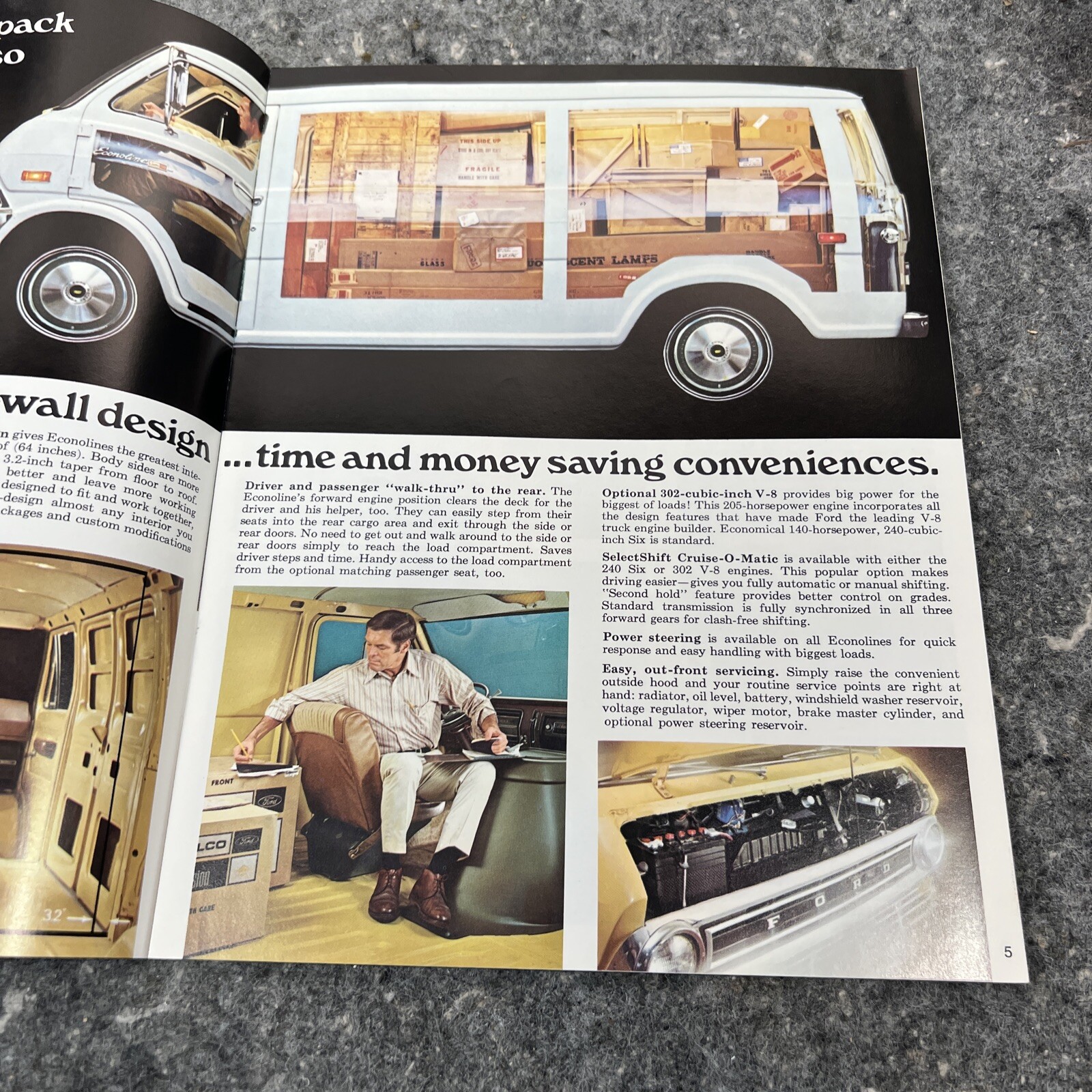 1971 Ford EconoLine Vans Sales Brochure