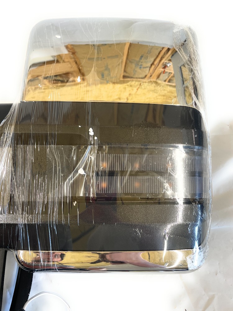 Spec-D Tuning LED Chrome Power Towing Mirrors with Heated Function, Black