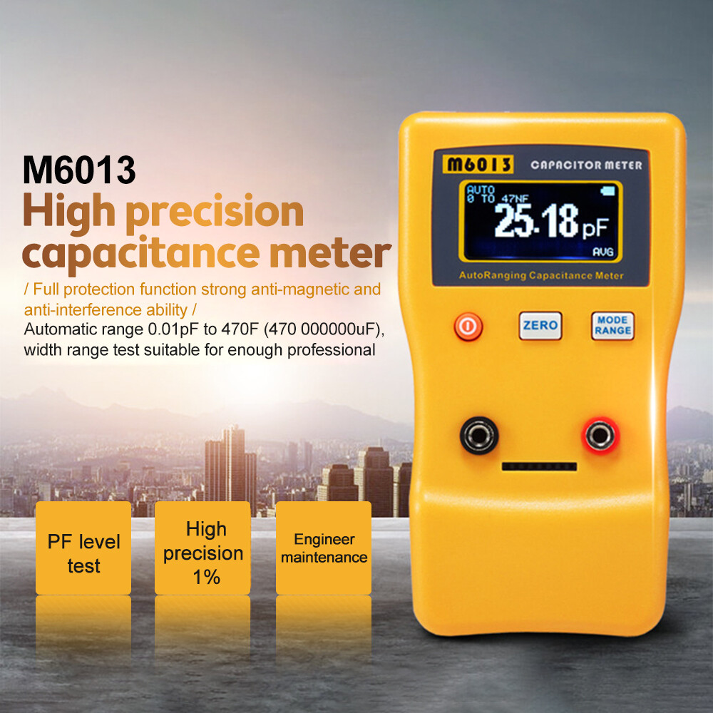 M6013 LCD High-precision Capacitor Meter For Capacitance Resistance Measurement