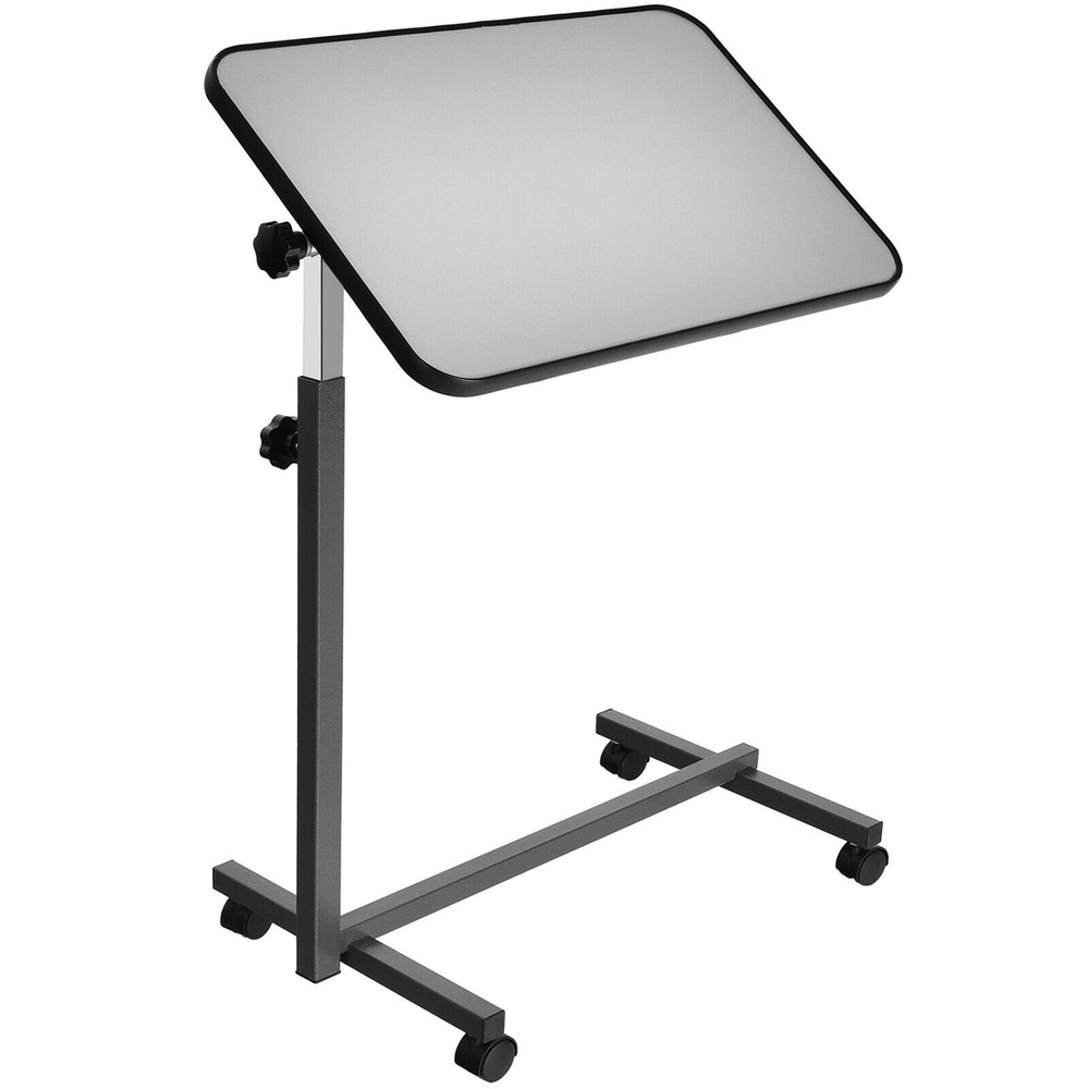 Overbed Rolling Table Over Bed Laptop Tray Tilting Top Gary