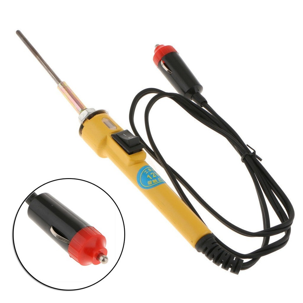 Quick Heating 12V Soldering Iron for Enhanced Work Efficiency and Comfort Grip