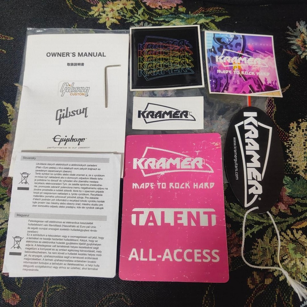 KRAMER baretta special Blue metallic Safe Packing!