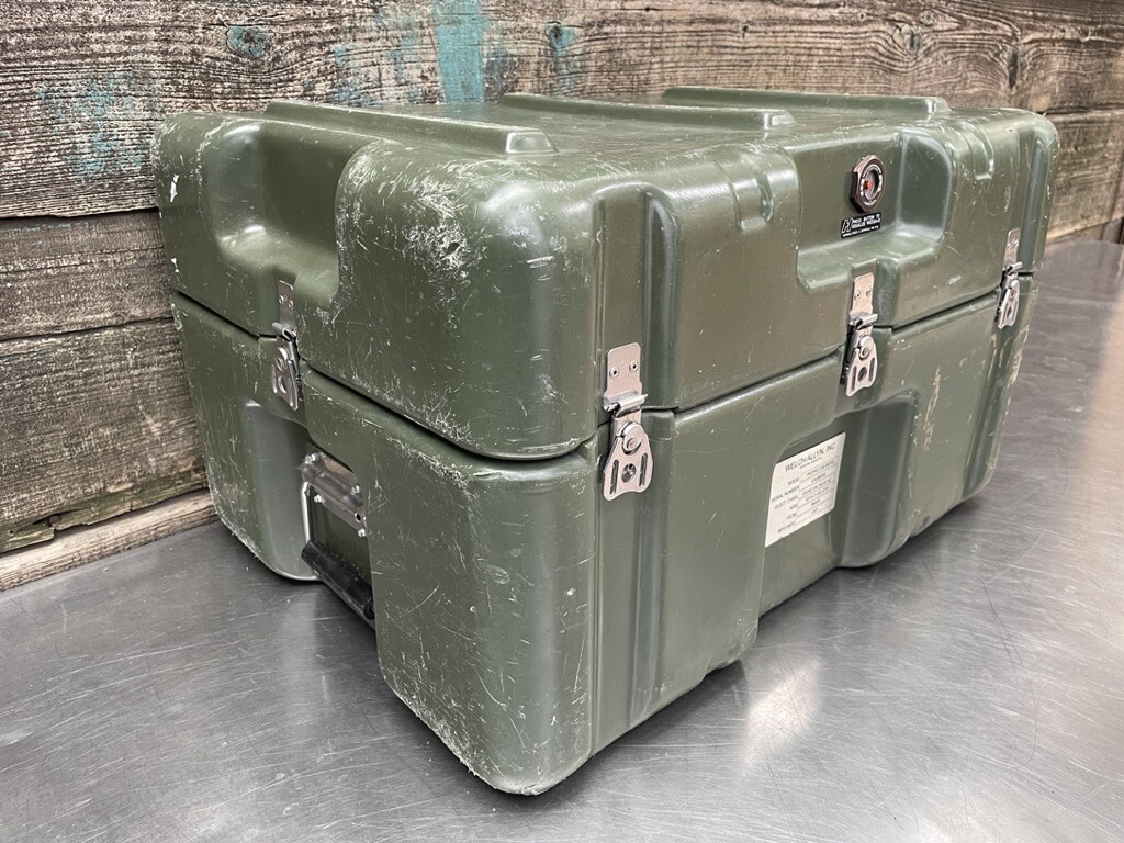 25x19x15" Exterior Pelican Hardigg Weather Tight Transport Case Military Medical