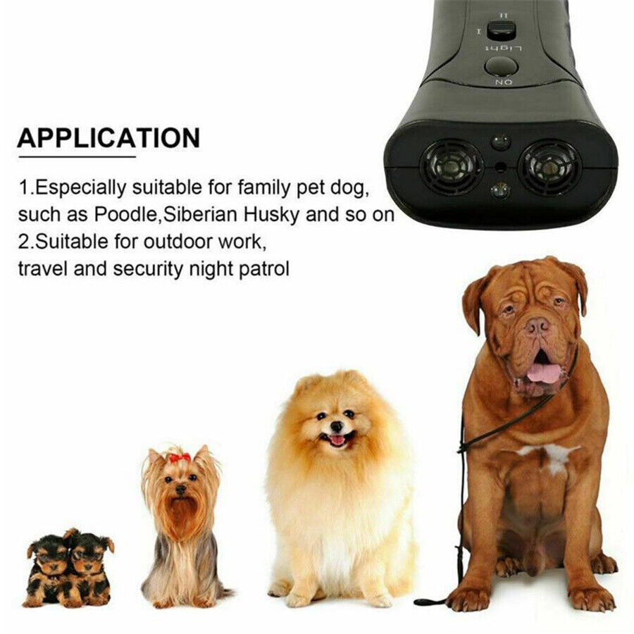 Ultrasonic Pet Dog Training Repeller Control Anti Barking Device Universal
