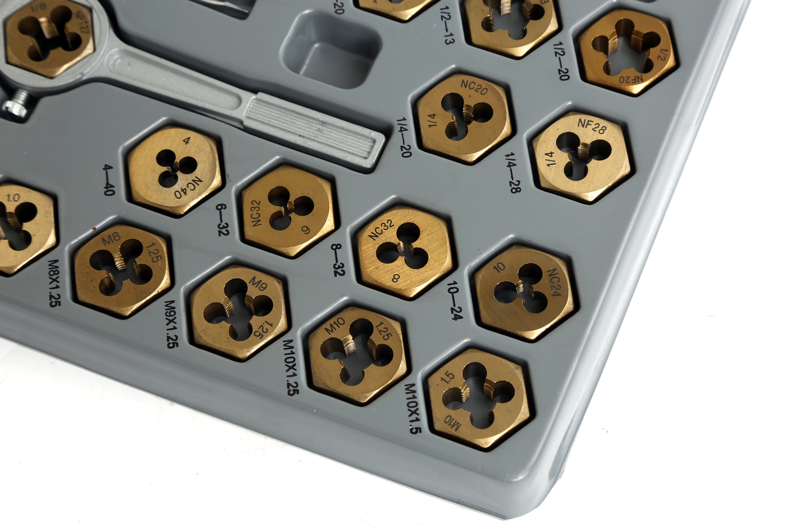 86PC Tap And Die Set SAE METRIC Tools, Metal Case Tapping Thread Cutting Kit Set