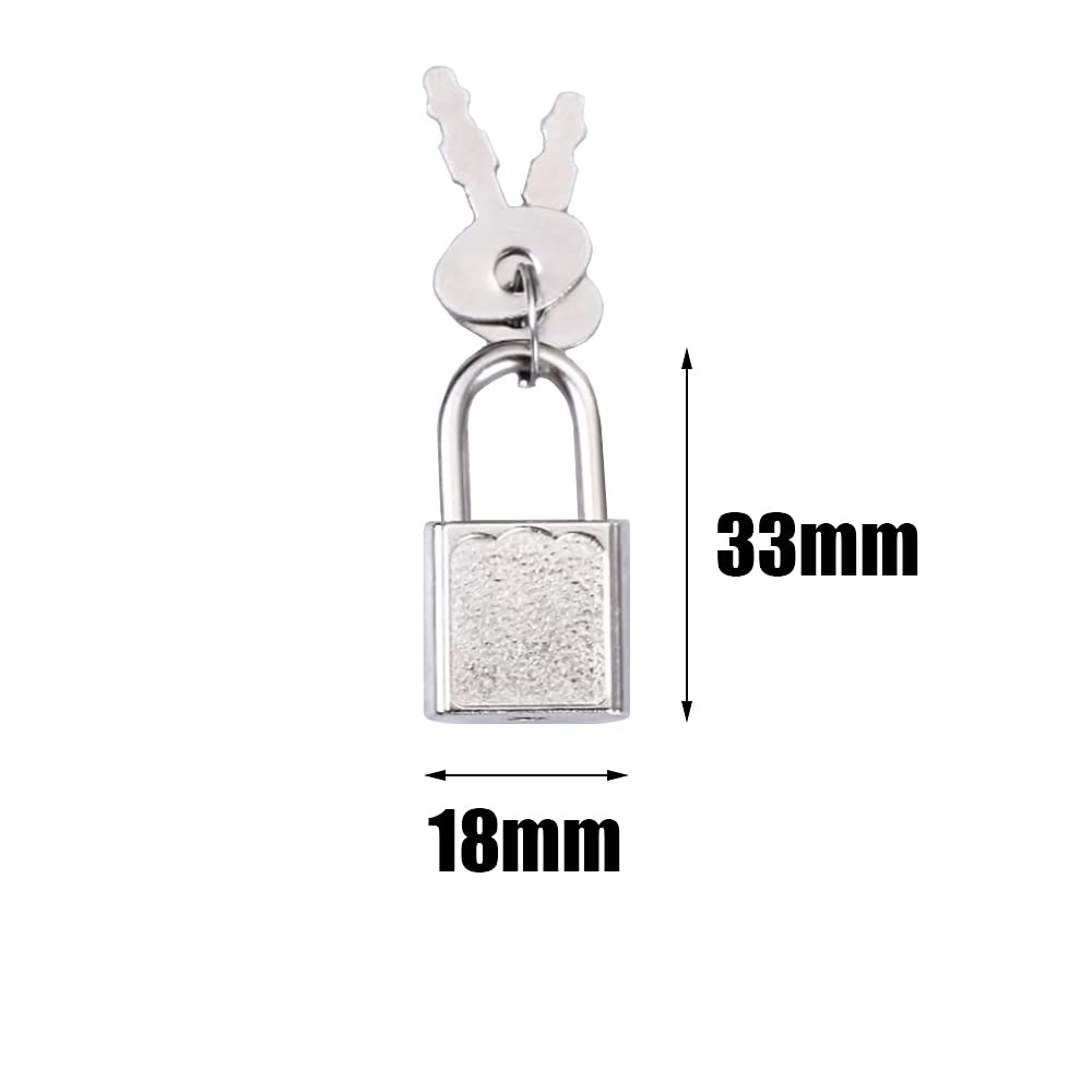 Mini Cute Diary Padlock Tiny Small Luggage Locks with Keys for Jewelry Boxes