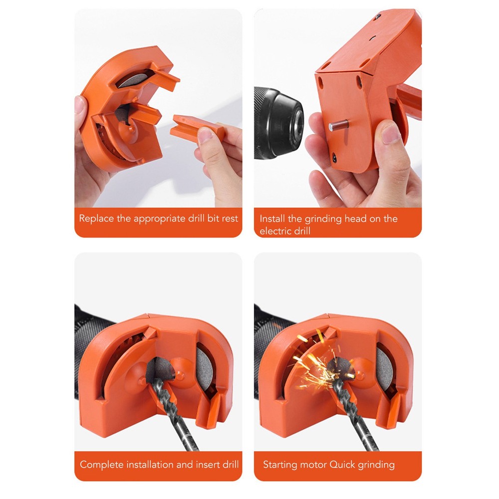 Multipurpose Drill Bit Sharpener Drill Bit Grinding Sharpener For HSS New