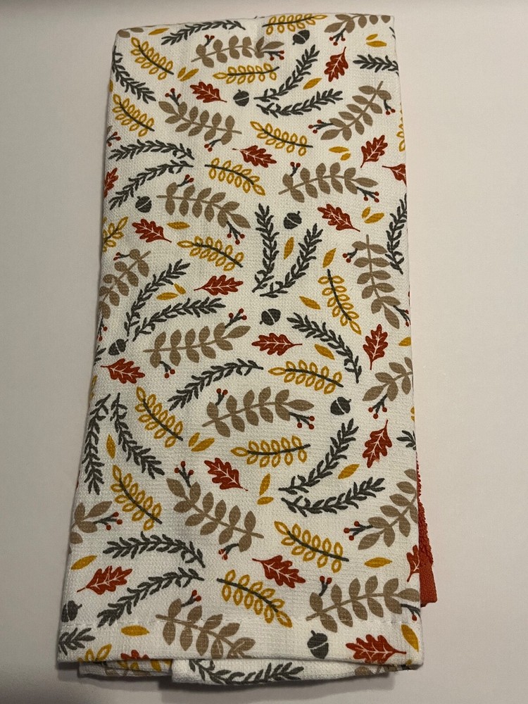 Fall/Harvest Kitchen Towels 2 pack Let’s Stay In Pumpkin