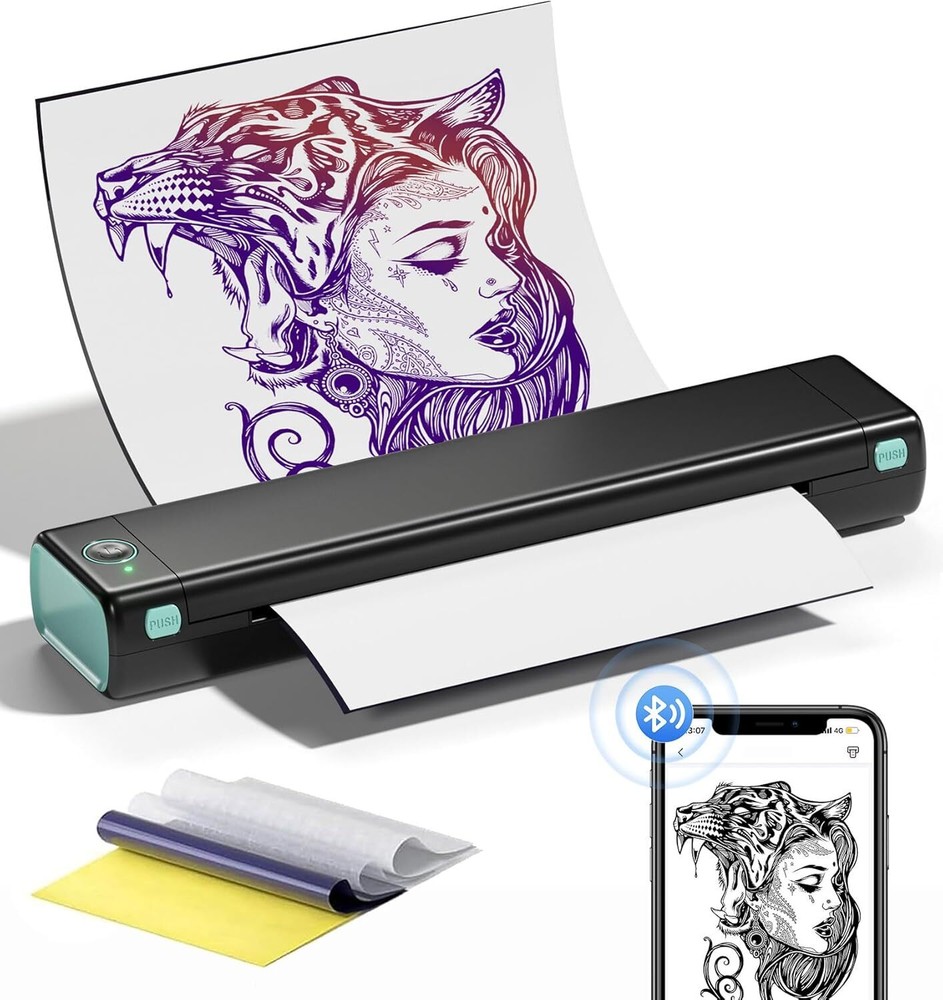 Phomemo M08F Tattoo Stencil Printer A4 Tattoo Transfer Machine Thermal Copier