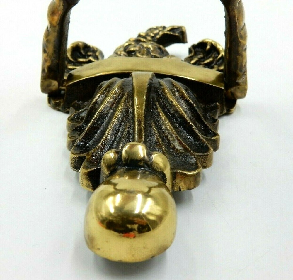 VINTAGE SOLID BRASS AMERICAN EAGLE STYLE DOOR KNOCKER (MONOGRAM-READY)
